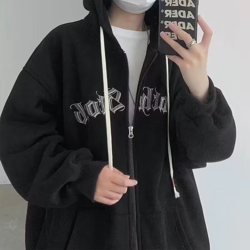 American Trendy Brand Jacket Men's Spring Autumn Summer 2025 New Sports Hooded Cardigan Sweatshirt Men's Clothing Jacket