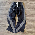 Casual Loose Straight Leg Pants Striped Summer Fashion Trend Street Hip-hop Jogging Men's Women's Harajuku Sweat pants Kids
