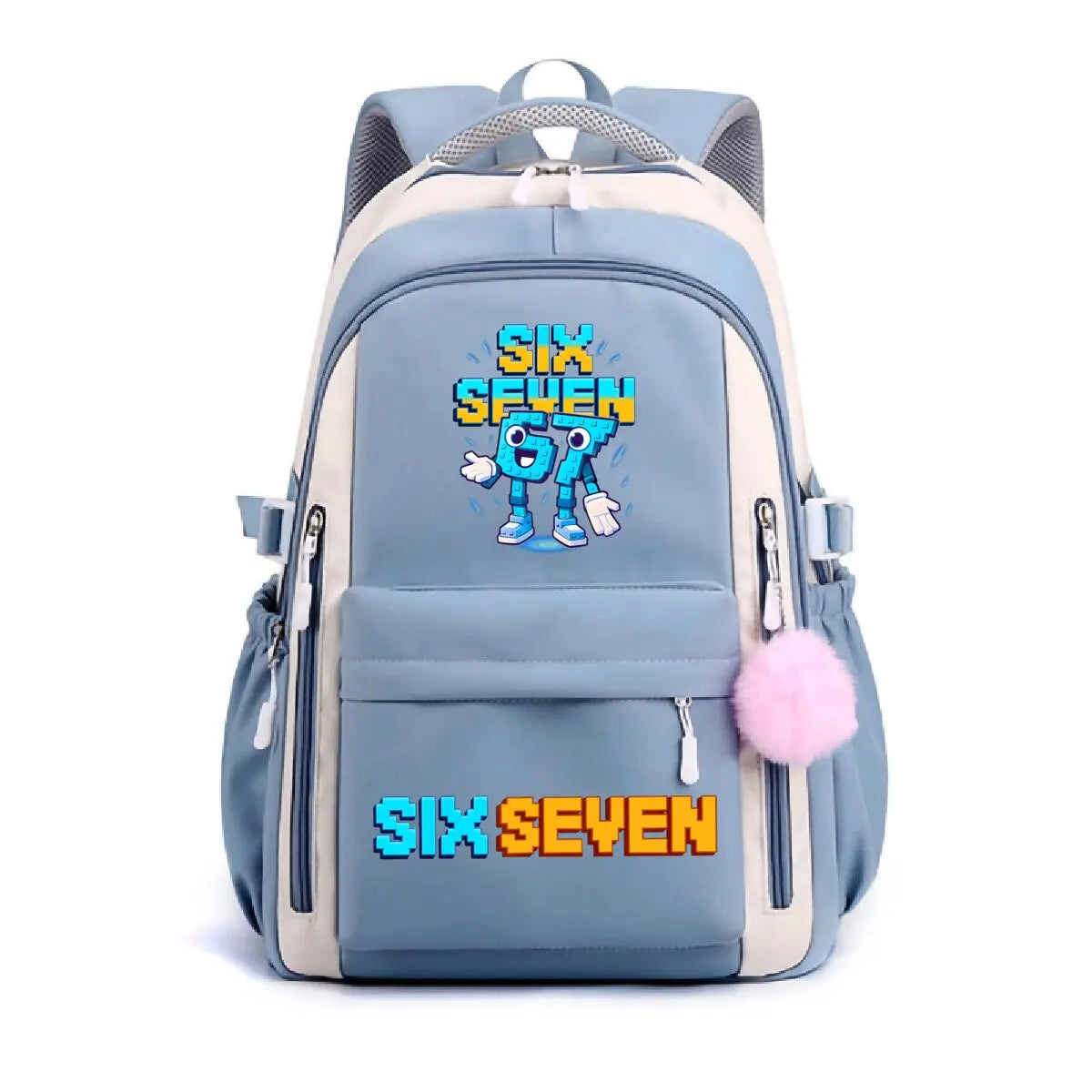 School Bags for Teenage Six Seven Graphic Italian Brainrot  Funny College Bag Waterproof Oxford Large Capacity Youth Backpacks