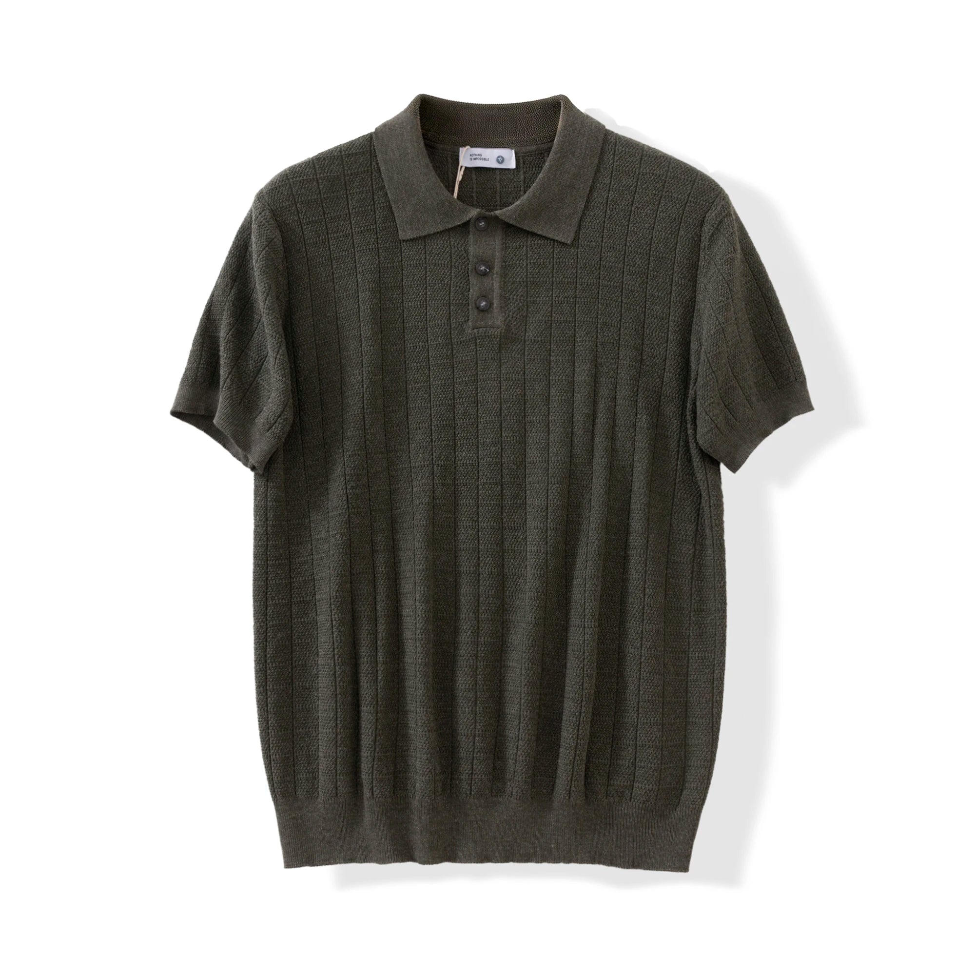 POLO Shirt for Outdoor Rock Climbing, Hiking, Camping and Fishing. Fine Knitted Texture. Summer Short-sleeved Knitted POLO