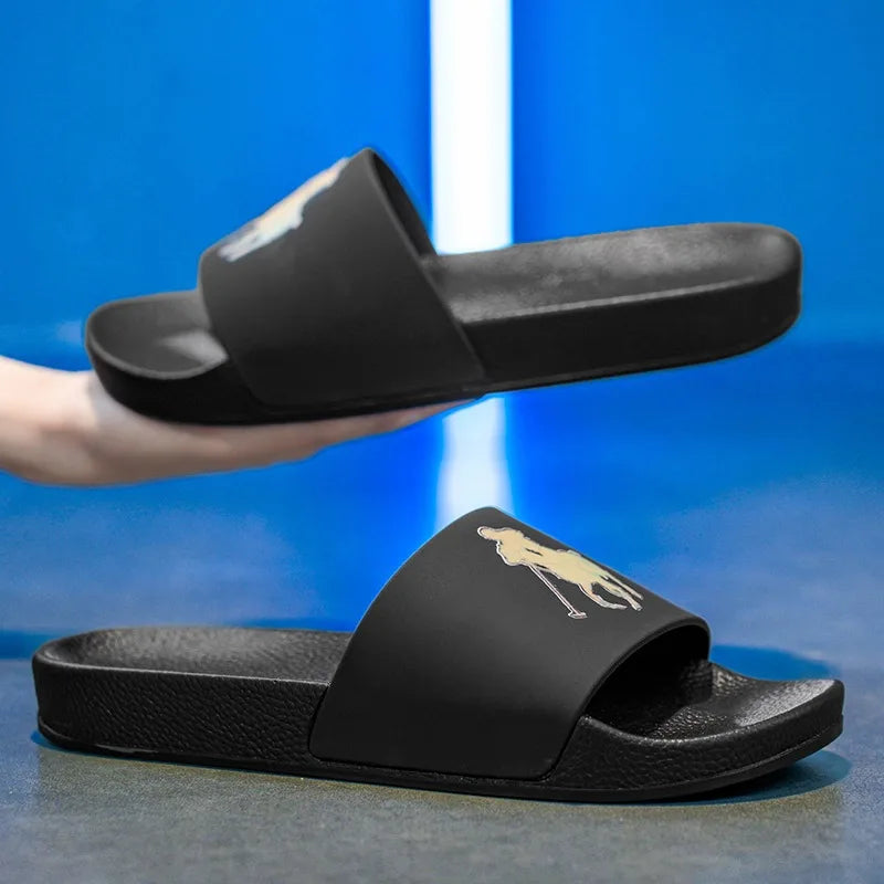 Big Size One Strap Slippers For Ladies,Comfortable Relaxed Fit DesignNon Slip Soft Sole Fashion Sandals For Summer Everyday Wear