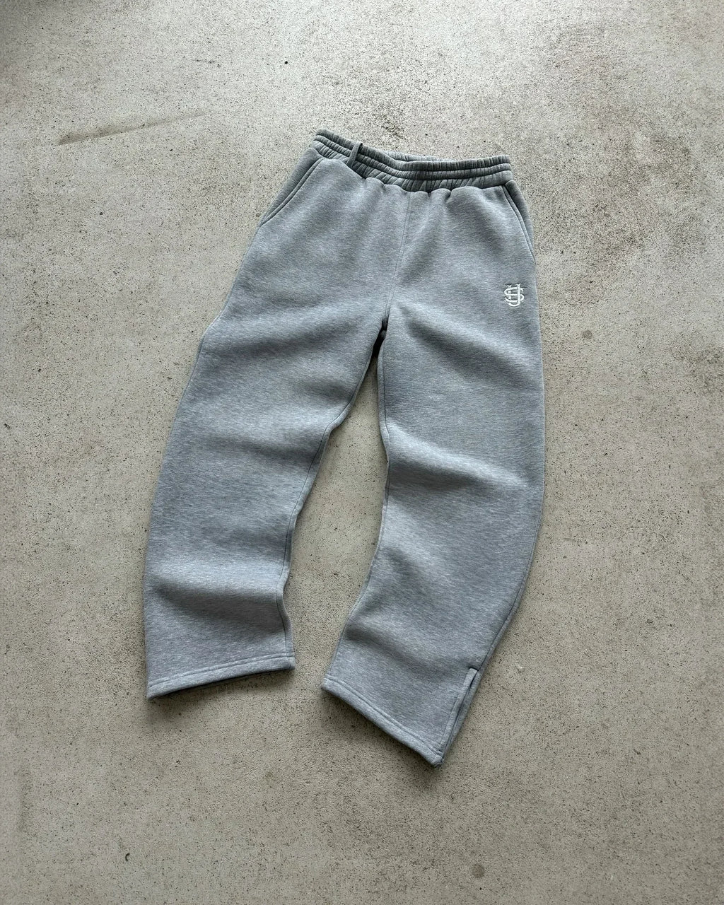 Embroidered sweatpants two-piece set Y2K clothing men's hip-hop oversized sweatpants casual zipper hoodie