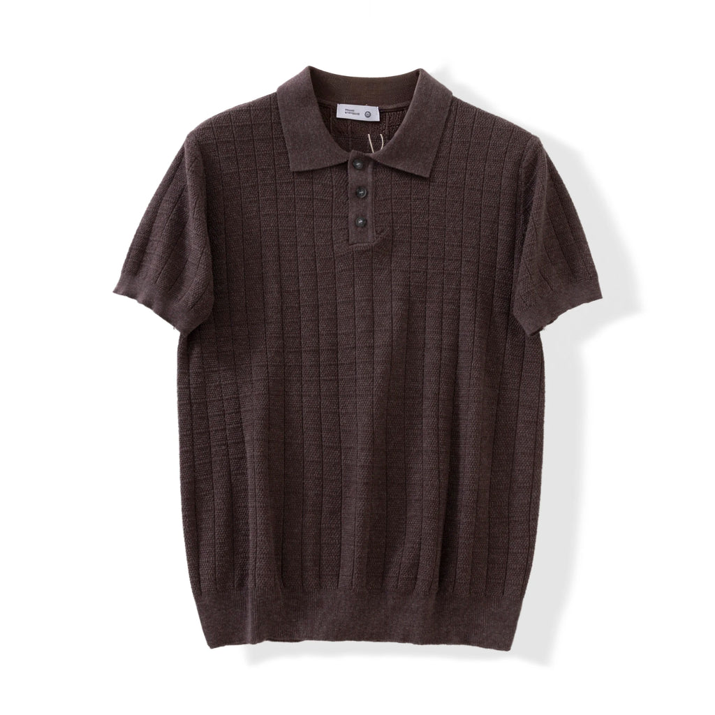 POLO Shirt for Outdoor Rock Climbing, Hiking, Camping and Fishing. Fine Knitted Texture. Summer Short-sleeved Knitted POLO