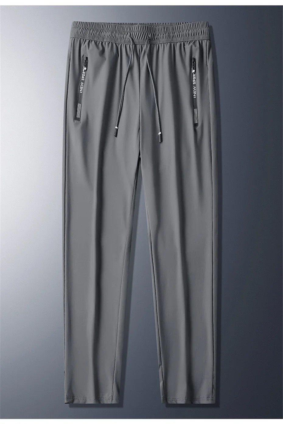 2024 Summer Cool Pants Men 8XL Plus Szie Sweatpants Fashion Casual Stretch Pants Male Big Size 7XL Summer Trousers Black Grey