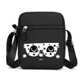 Simple Oxford Cloth Shoulder Bag Cartoon Adjustable Mobile Phone Bag Multiple Compartments Crossbody Bag for Men