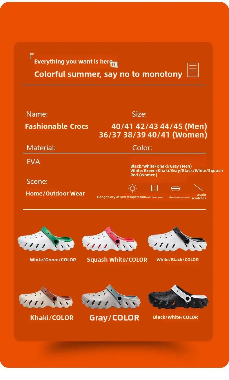 Summer 2026 Large Size Cross-Border Hole Hole Garden Shoes Outdoor Indoor Roman Style Men's Sandals Comfortable Wearing Feeling