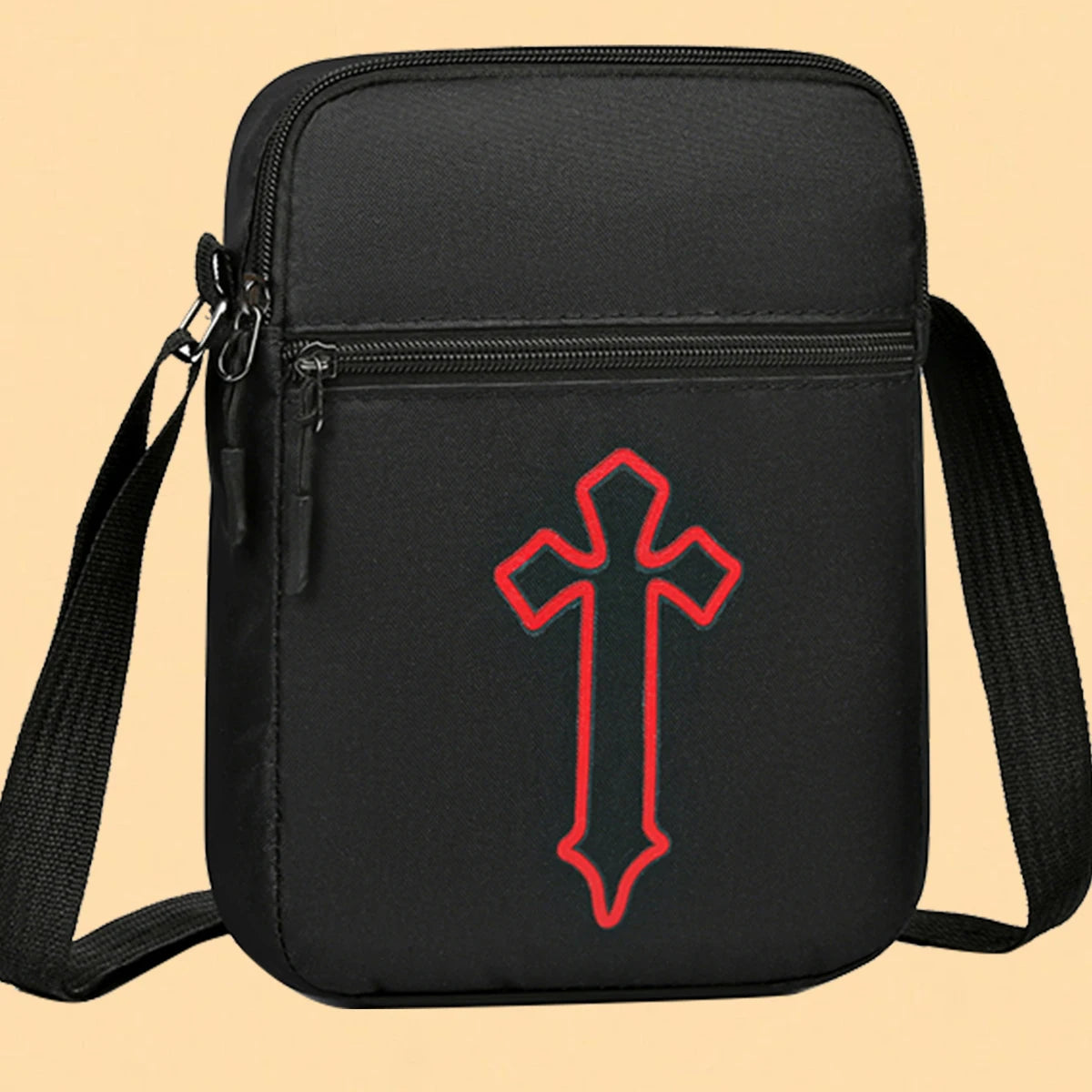 Unisex Mini Crossbody Bag - Compact Phone Pouch with Adjustable Strap (Neck/Waist Wearable) for Men & Women