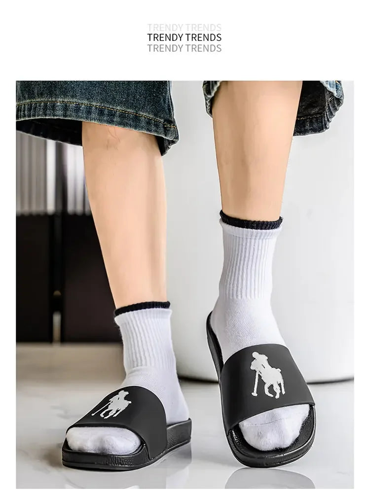 Big Size One Strap Slippers For Ladies,Comfortable Relaxed Fit DesignNon Slip Soft Sole Fashion Sandals For Summer Everyday Wear