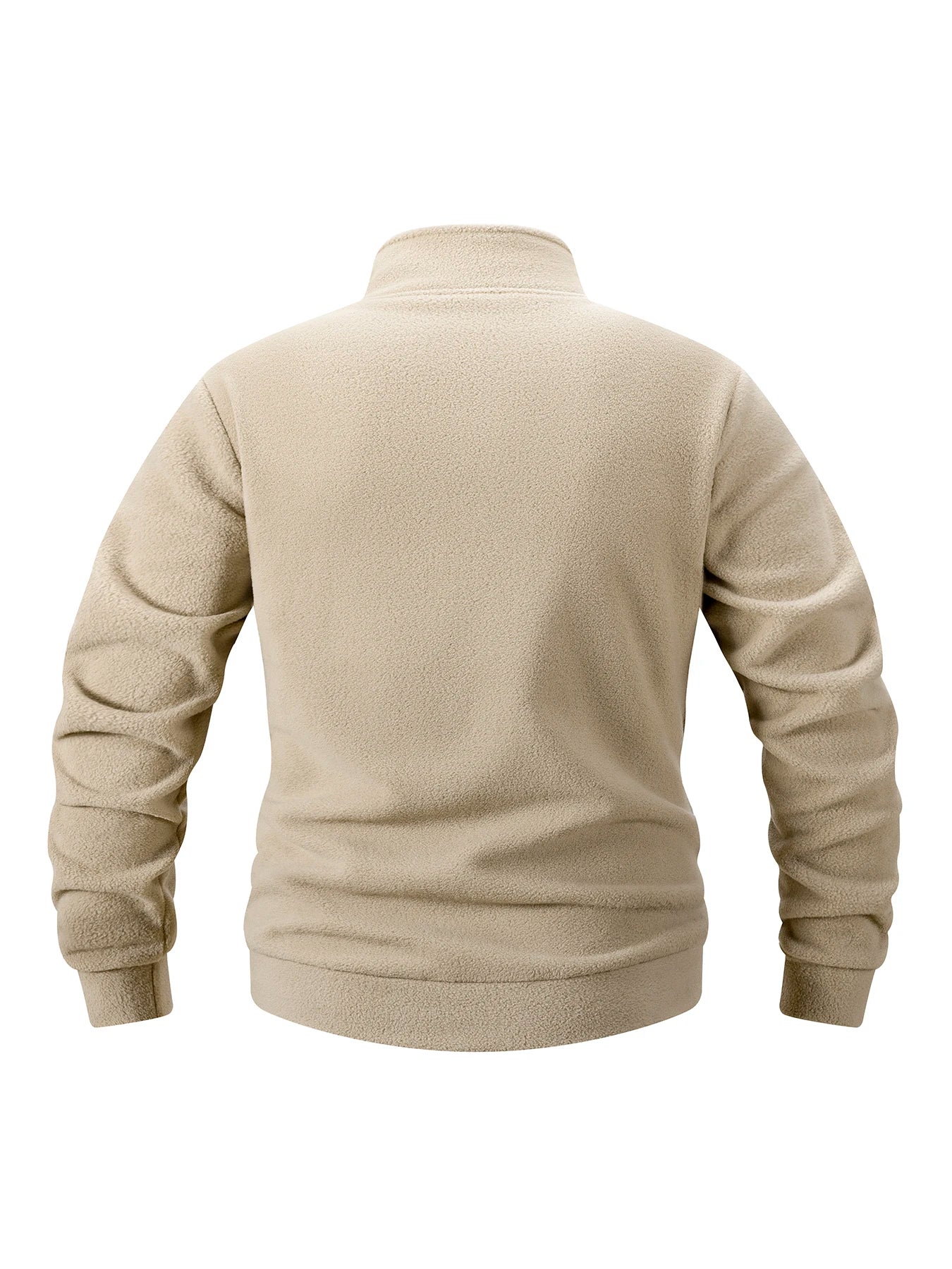 2025 Men Casual Fleece Sweatshirts Tops Men Sport Classic Stand Collar Sweatshirts Men’s Quarter Zip Hoodie Basic Pullover 3XL