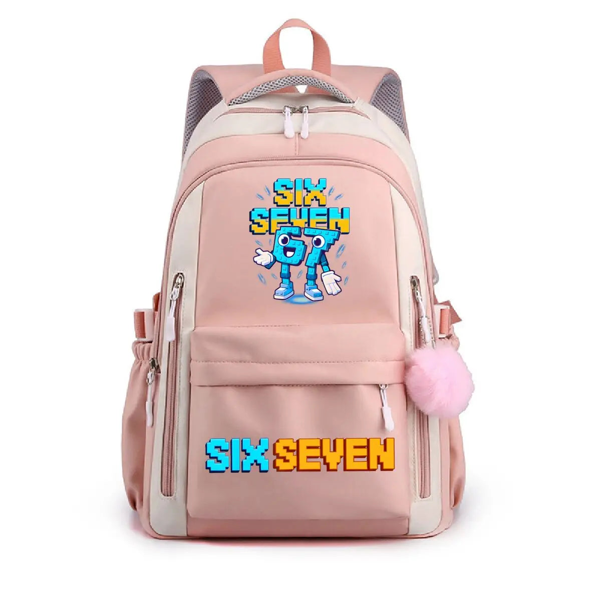 School Bags for Teenage Six Seven Graphic Italian Brainrot  Funny College Bag Waterproof Oxford Large Capacity Youth Backpacks