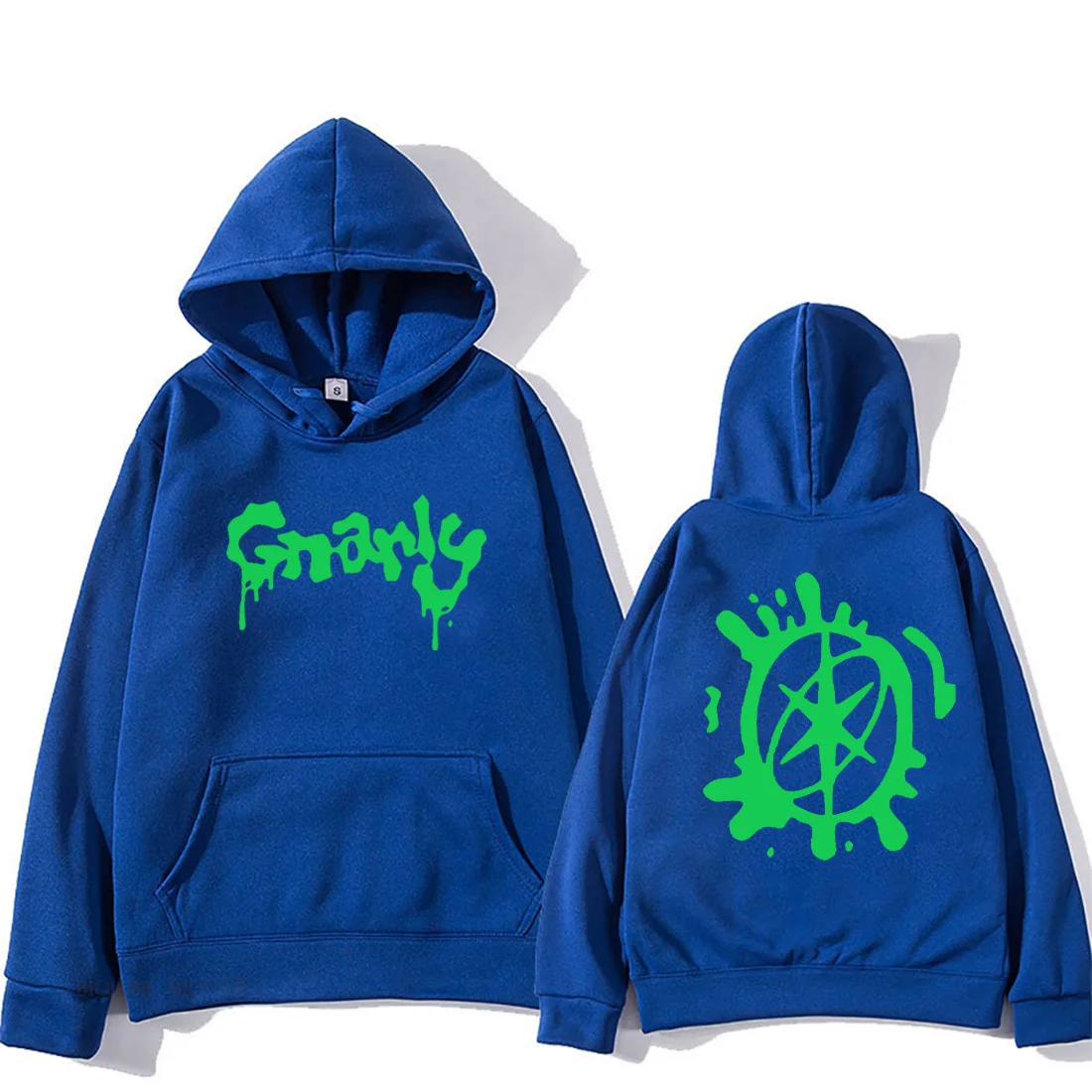 Katseye Merch Gnarly Logo Printed Hoodie Men Women Casual oversized hoodie hip hop streetwear vintage Fleece Long sleeve clothes