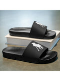Big Size One Strap Slippers For Ladies,Comfortable Relaxed Fit DesignNon Slip Soft Sole Fashion Sandals For Summer Everyday Wear