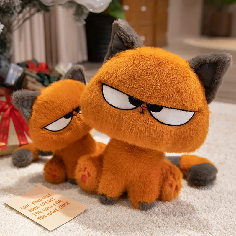 Wholesale 25cm Orange Cat Plush Toy Soft Stuffed Kitten Doll Creative Home Decor & Gift For Boys Girls Birthday Xmas Cute Animal