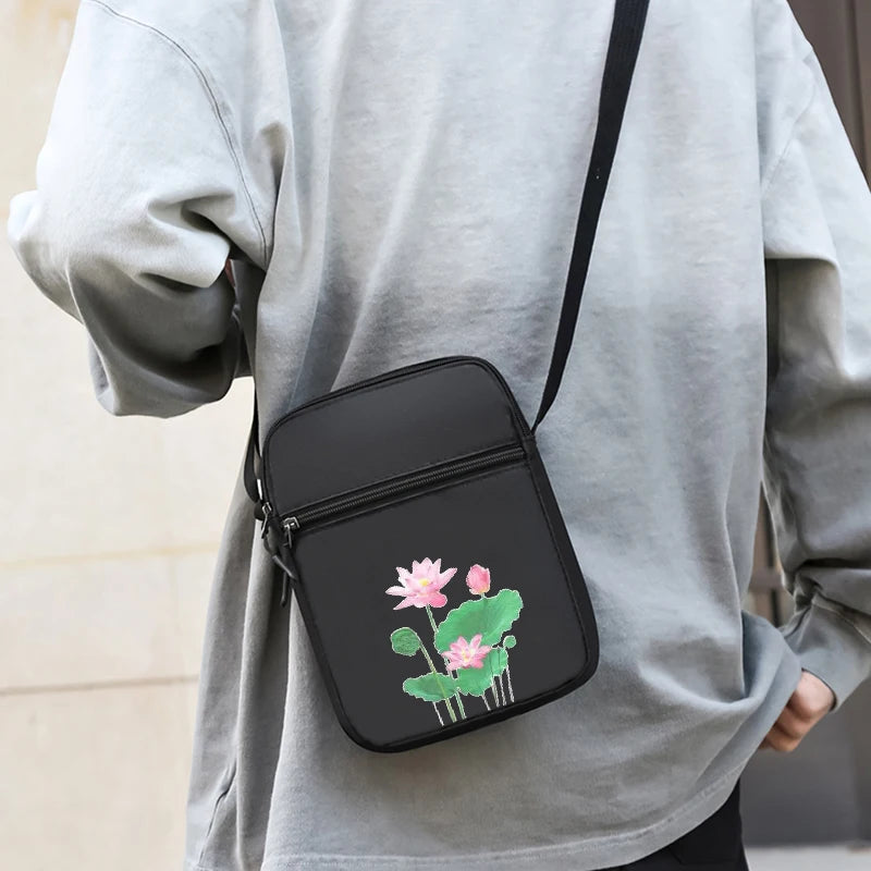 Unisex Mini Crossbody Bag - Compact Phone Pouch with Adjustable Strap (Neck/Waist Wearable) for Men & Women