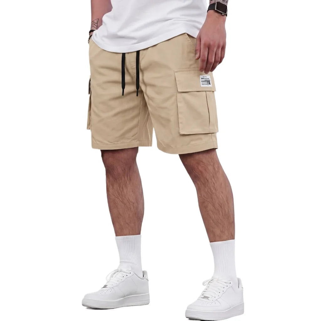 Summer Cargo Pants Casual Bermuda Shorts Plus Size Running Knee Pants Jogging Gym Man Tactical Multi-Pocket Short Work Pants