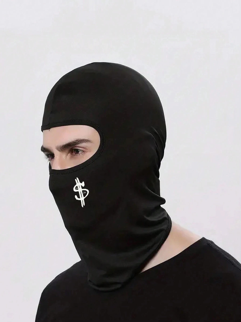 Musion Shiesty Y2K Dollar  Face Mask Breathable Motorcycle Mask Balaclava Breathable Headwear for Riding and Outdoor Sport