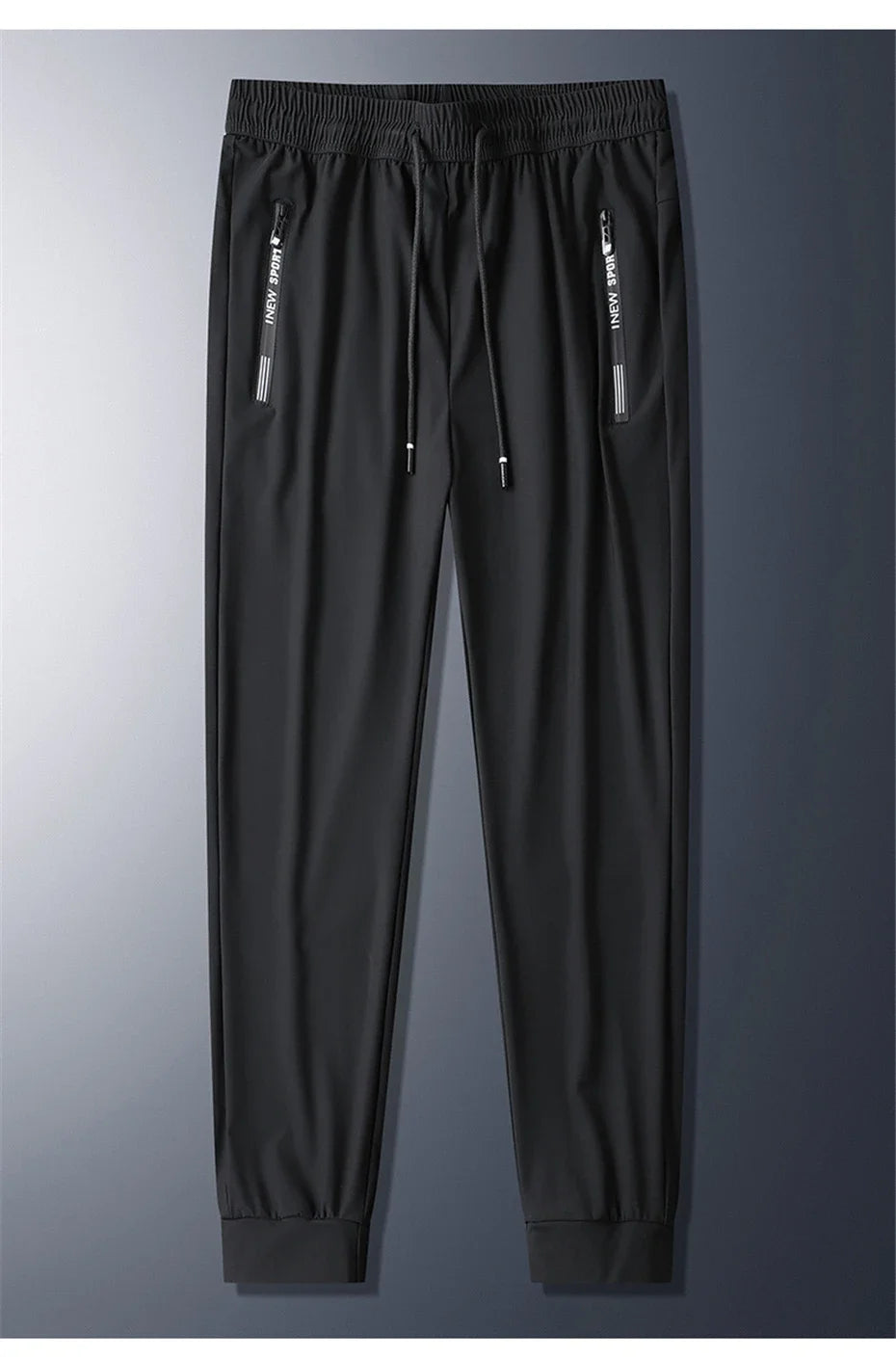 2024 Summer Cool Pants Men 8XL Plus Szie Sweatpants Fashion Casual Stretch Pants Male Big Size 7XL Summer Trousers Black Grey