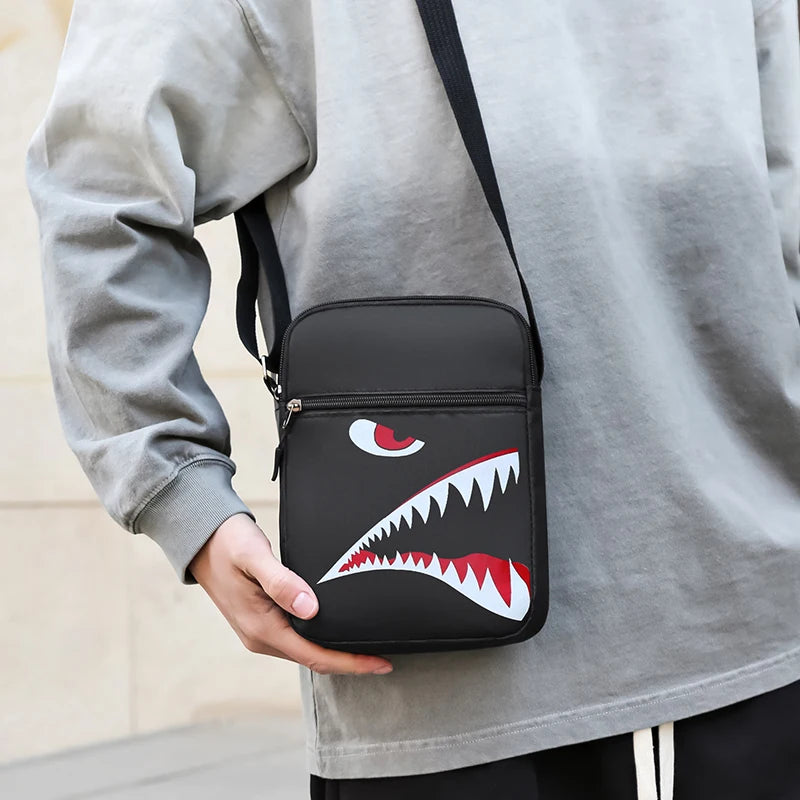 Unisex Mini Crossbody Bag - Compact Phone Pouch with Adjustable Strap (Neck/Waist Wearable) for Men & Women