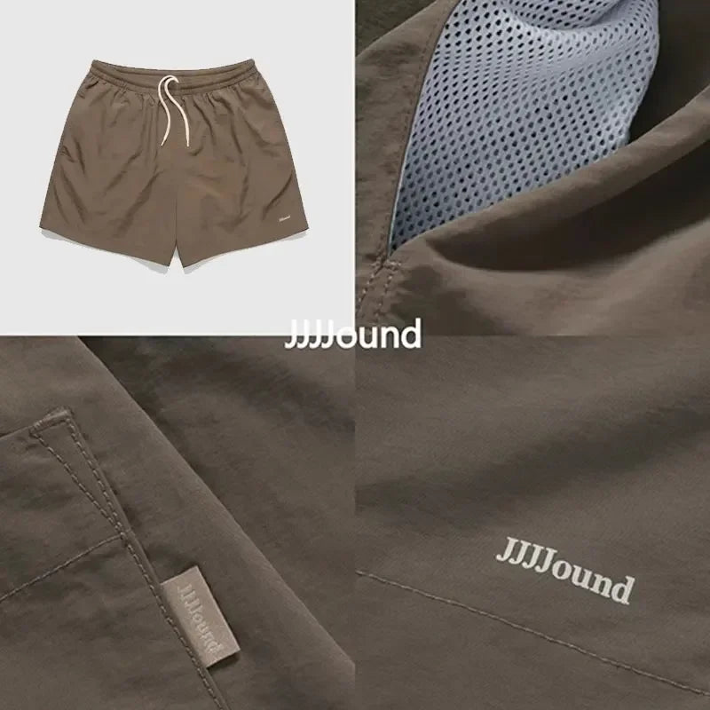 JJJJOUND joint nylon solid color classic quick-drying shorts drawstring loose sports beach pants men and women couple trend