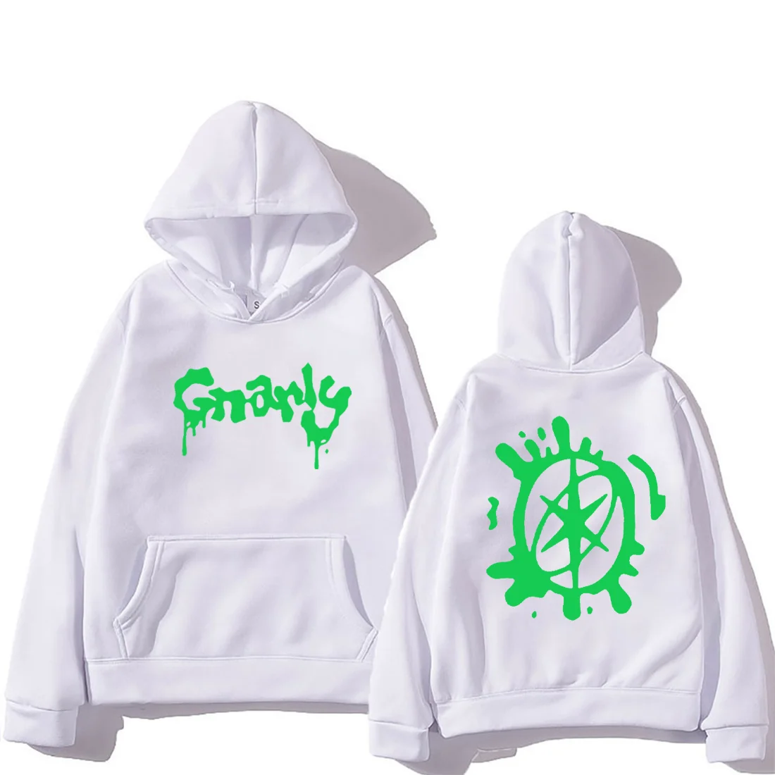 Katseye Merch Gnarly Logo Printed Hoodie Men Women Casual oversized hoodie hip hop streetwear vintage Fleece Long sleeve clothes