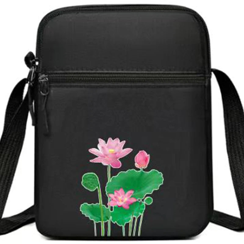 Unisex Mini Crossbody Bag - Compact Phone Pouch with Adjustable Strap (Neck/Waist Wearable) for Men & Women