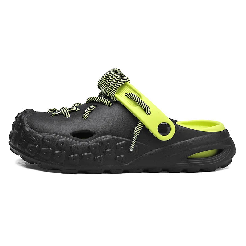 Couples Matching Breathable Outdoor Sandals Men Women Size Large Summer Slip-On Clog Shoes Anti-Slip Beach Flip Flops