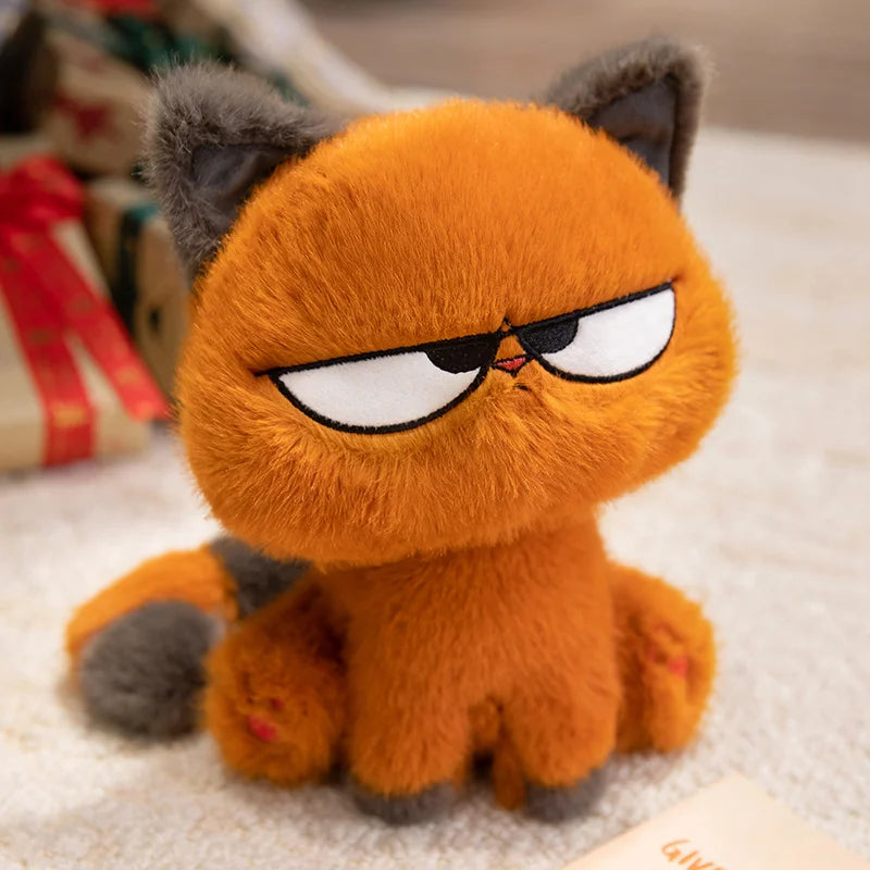 Wholesale 25cm Orange Cat Plush Toy Soft Stuffed Kitten Doll Creative Home Decor & Gift For Boys Girls Birthday Xmas Cute Animal