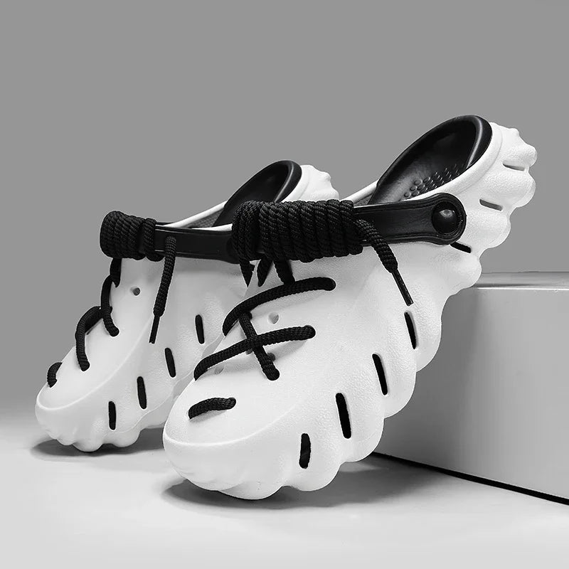 XIHAHA Slippers Men Summer Casual Shoes Outdoor Platform Sandals Comfortable Soft Sole Beach Designer Sea Slippers Womens