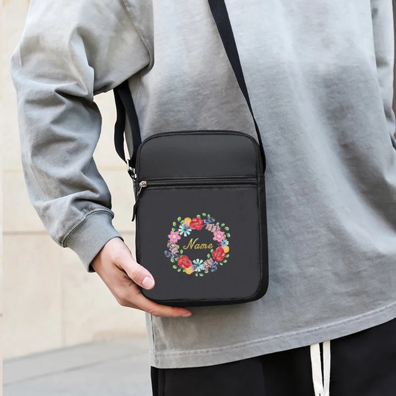 Unisex Mini Crossbody Bag - Compact Phone Pouch with Adjustable Strap (Neck/Waist Wearable) for Men & Women