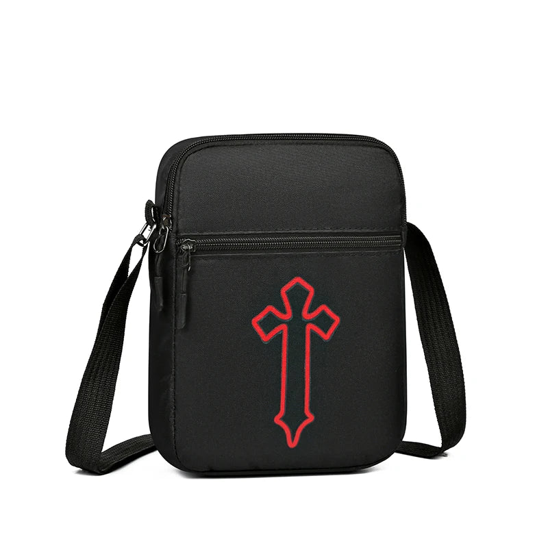 Unisex Mini Crossbody Bag - Compact Phone Pouch with Adjustable Strap (Neck/Waist Wearable) for Men & Women