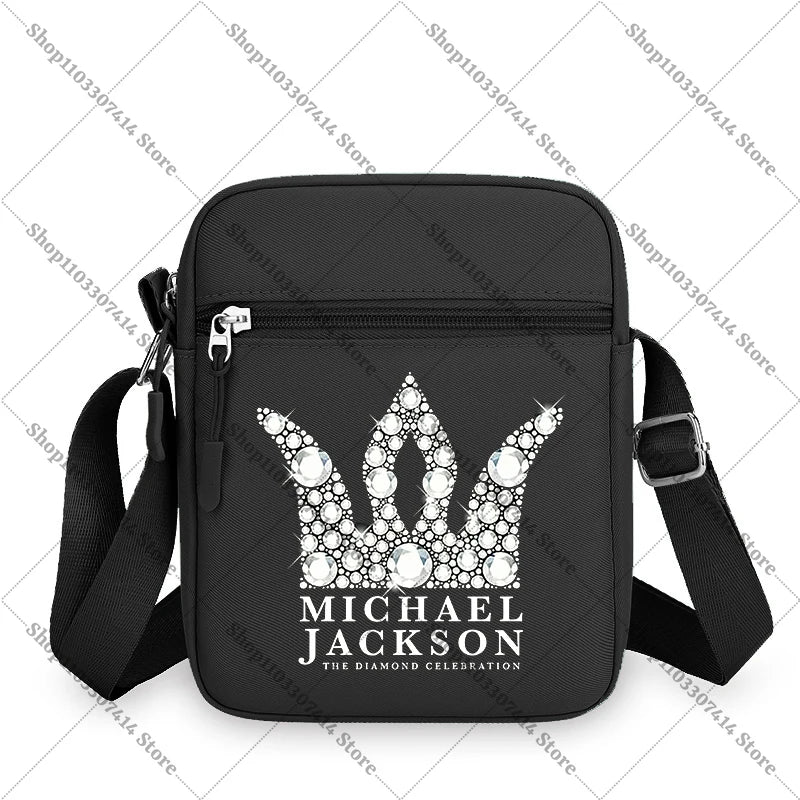 Men Women Anime Phone Storage Pouch MJ Casual Accessories Handbags Michael Jackson Fashion Creative Crossbody Bag Birthday Gifts