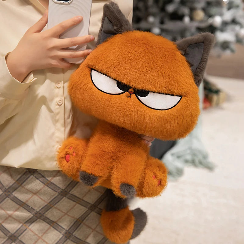 Wholesale 25cm Orange Cat Plush Toy Soft Stuffed Kitten Doll Creative Home Decor & Gift For Boys Girls Birthday Xmas Cute Animal