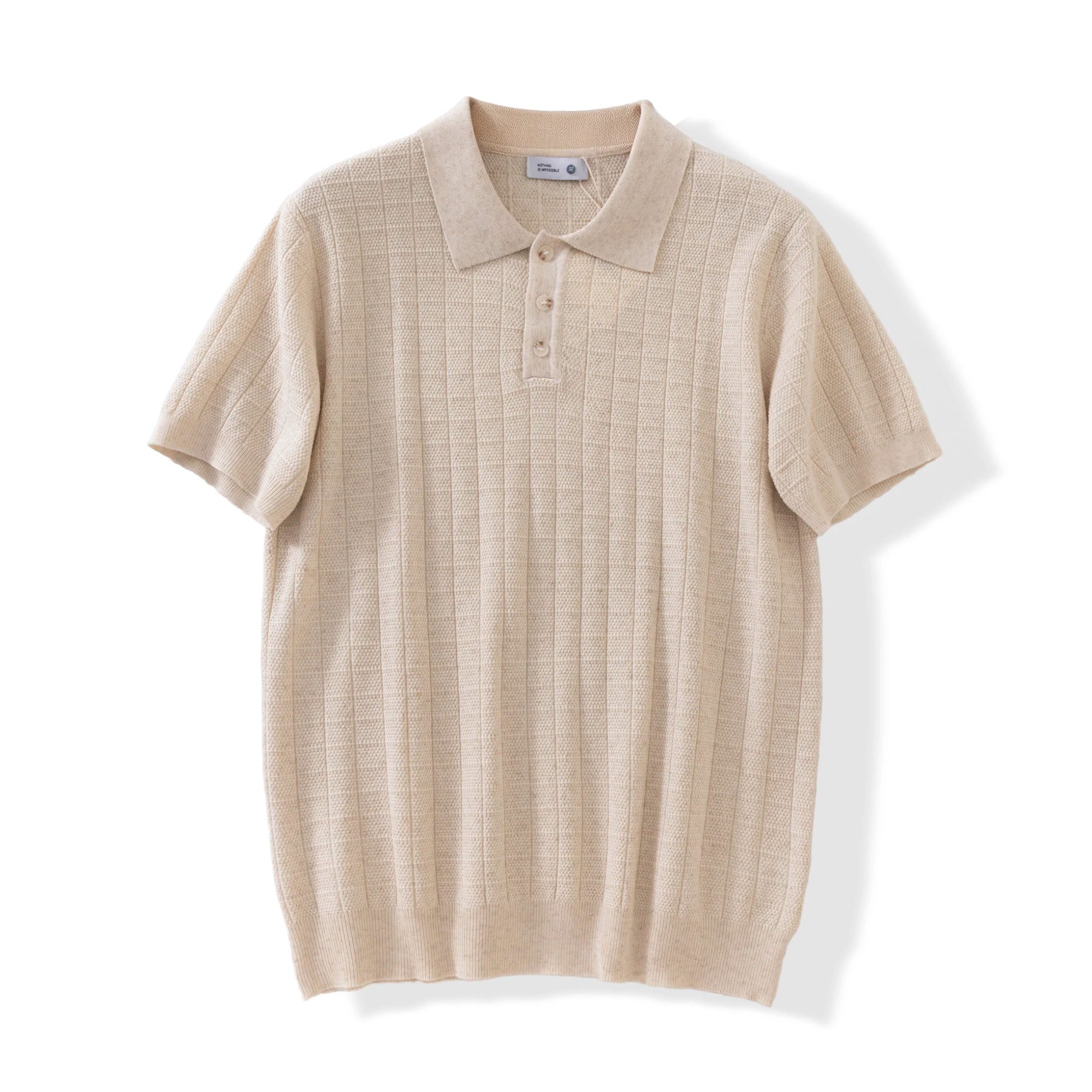 POLO Shirt for Outdoor Rock Climbing, Hiking, Camping and Fishing. Fine Knitted Texture. Summer Short-sleeved Knitted POLO