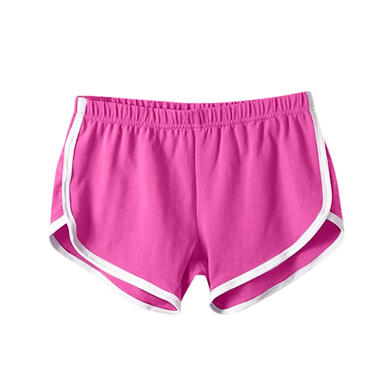 Sports Shorts Women Summer New Candy Color Anti Emptied Skinny Shorts Casual Lady Elastic Waist Beach Correndo Short Pants