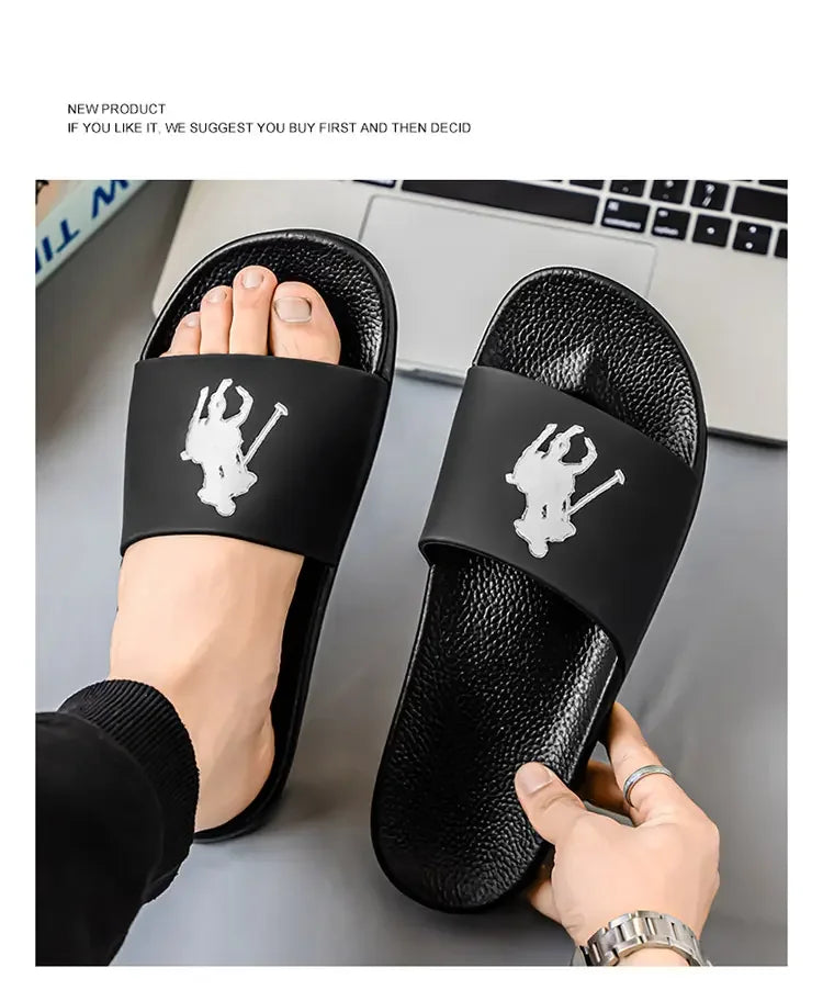 Big Size One Strap Slippers For Ladies,Comfortable Relaxed Fit DesignNon Slip Soft Sole Fashion Sandals For Summer Everyday Wear
