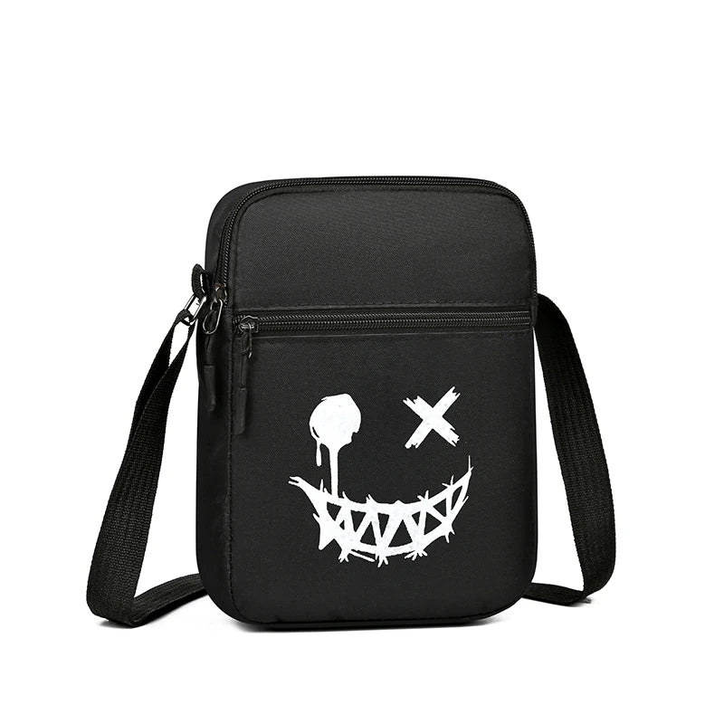 Unisex Mini Crossbody Bag - Compact Phone Pouch with Adjustable Strap (Neck/Waist Wearable) for Men & Women