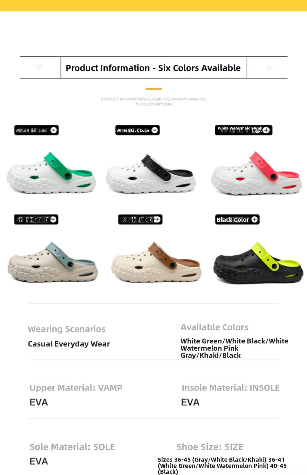 Flowllorss Men's Summer Outdoor Driving Sports Sandals Thick Bottom Anti-Slip Slip-On Beach Shoes Comfortable Wear Hole Shoes