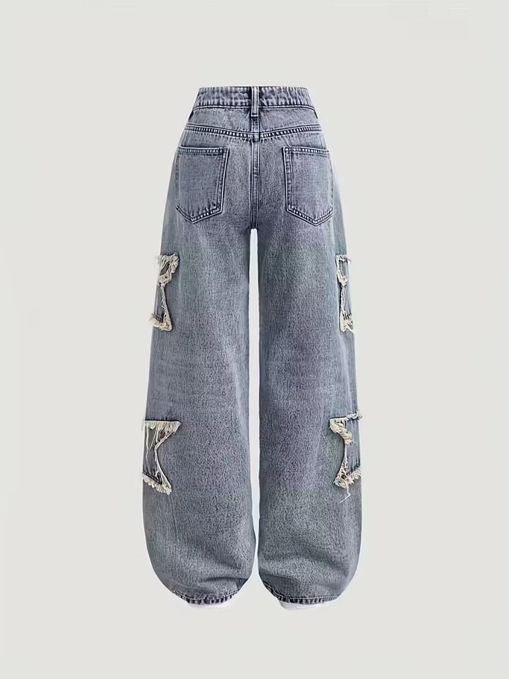 Girls' jeans in spring and autumn, casual fashion, girls' pants, stylish and versatile, children's pants