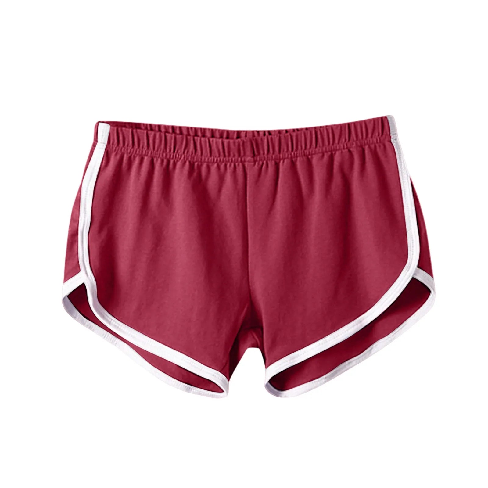 Sports Shorts Women Summer New Candy Color Anti Emptied Skinny Shorts Casual Lady Elastic Waist Beach Correndo Short Pants