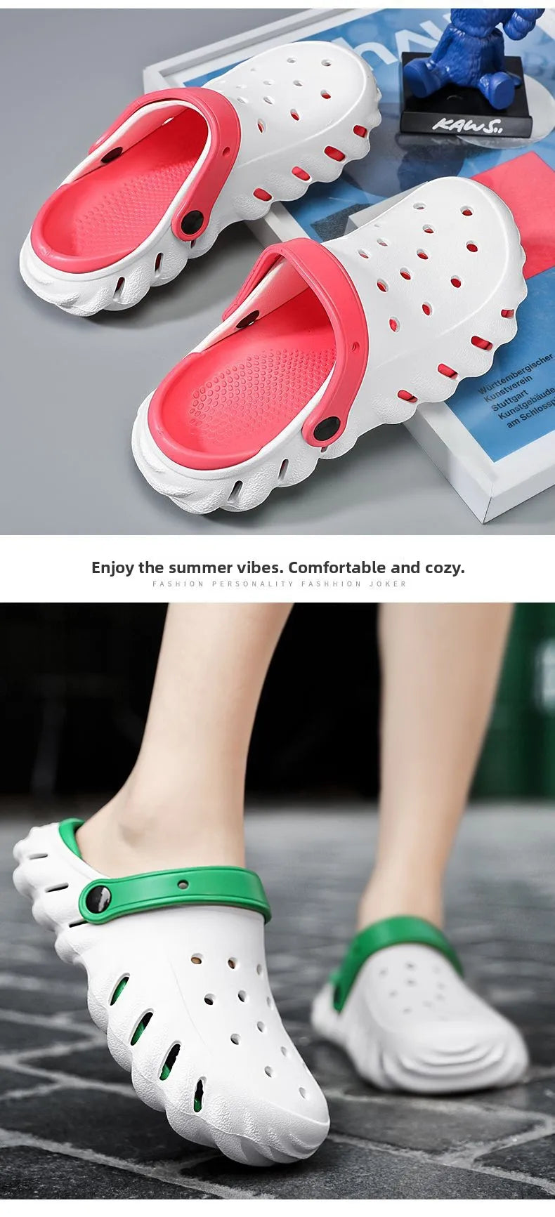Summer 2026 Large Size Cross-Border Hole Hole Garden Shoes Outdoor Indoor Roman Style Men's Sandals Comfortable Wearing Feeling