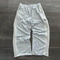 Y2k Embroidered Gray Casual Pants Striped Functional Tactical Functional Baggy Men's Women Premium Jogging Drawstring Sweatpants