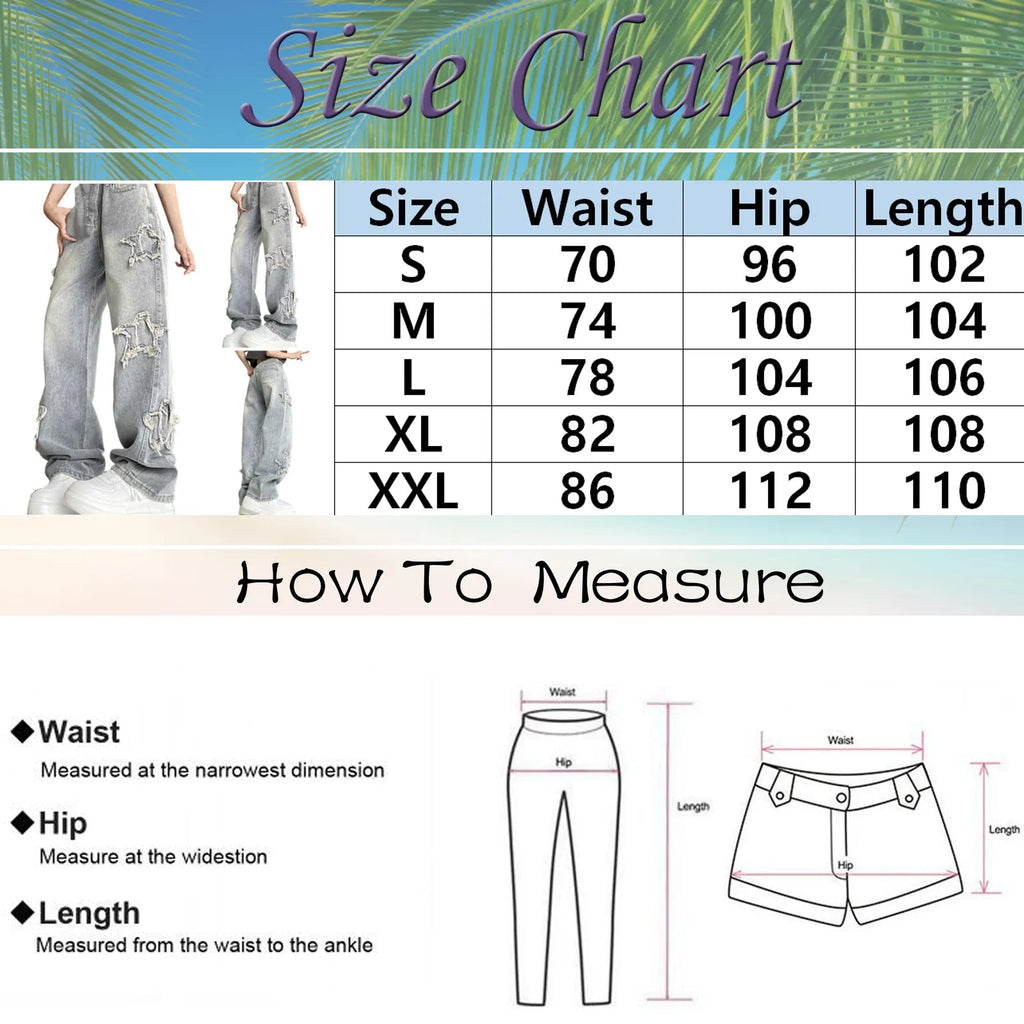 High Waisted Vintage Star Jeans For Women Chic Embroidered Straight Leg To Wide Leg Slim Fit Denim Pants спортивні штани жіночі