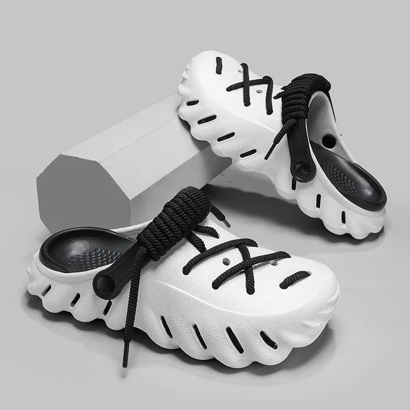 XIHAHA Slippers Men Summer Casual Shoes Outdoor Platform Sandals Comfortable Soft Sole Beach Designer Sea Slippers Womens